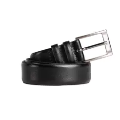 Cinto de Couro Masculino Fasolo Casual T136143 Preto