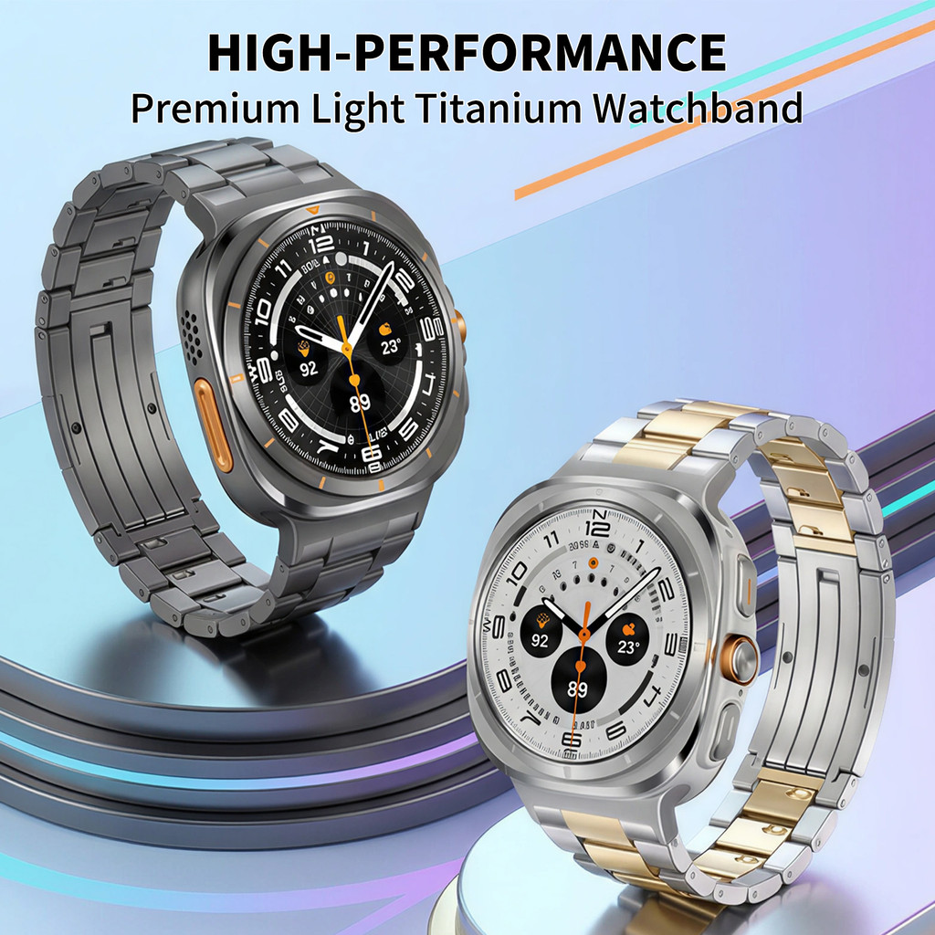 Pulseiras De Titânio Premium Para Galaxy Watch 9 8 Clássico Samsung Ultra 2 47mm