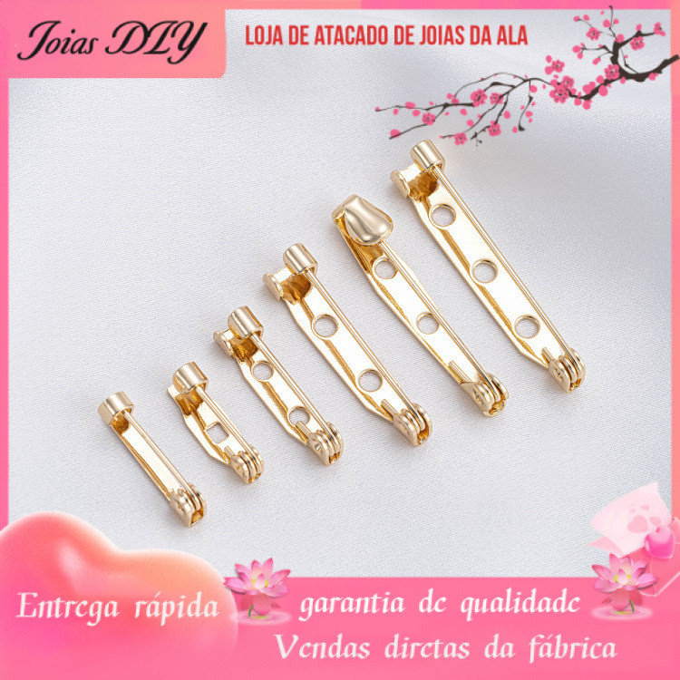 Broche de pino banhado a ouro 14K, retenção de cor, Anti-reflexo, feminino, faça você mesmo, corpete artesanal, joias ca