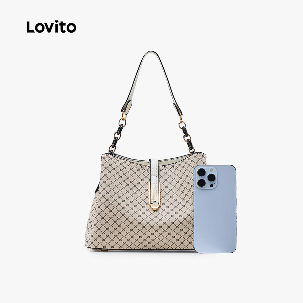 Lovito Elegante grande bolsa de ombro pequena para mulheres LFAR11016 · foto 2