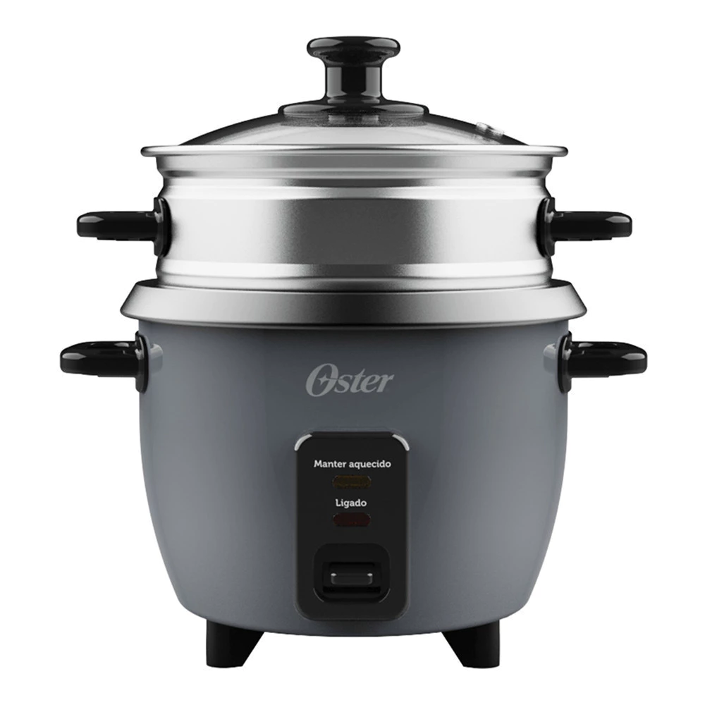 Panela Elétrica de Arroz 0,6L Oster Grafite