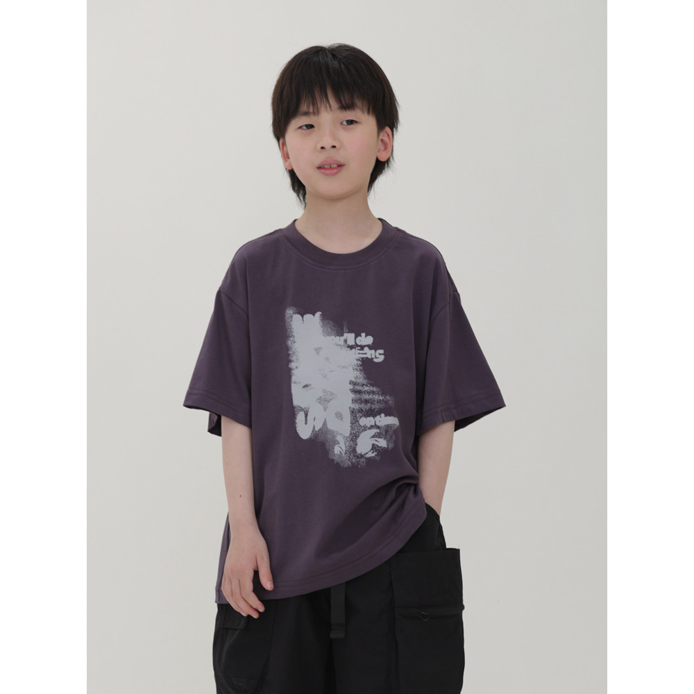 Meninos camiseta de manga curta verão novo estilo meninos moda crianças Casual All-Match médio grande crianças impresso 