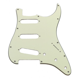 Dongli 3 único Retro verde 62 Strat painel de guitarra elétrica tartaruga bainha celulóide SSH engrossado blindagem SQ g