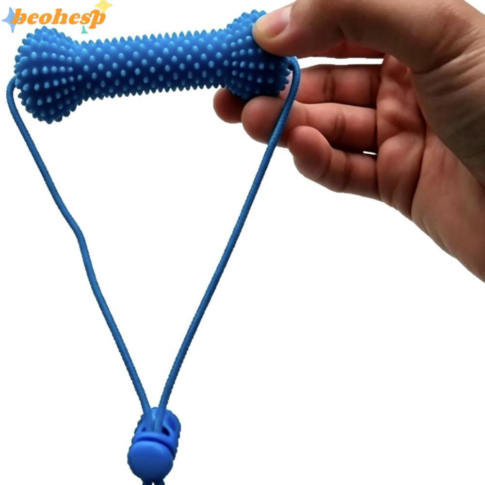 BEOHESP Dog Chews Toy , Bola Interativa Dispensadora De Lanche , Escovação Rápida , Adereço Canino De Dupla Ação