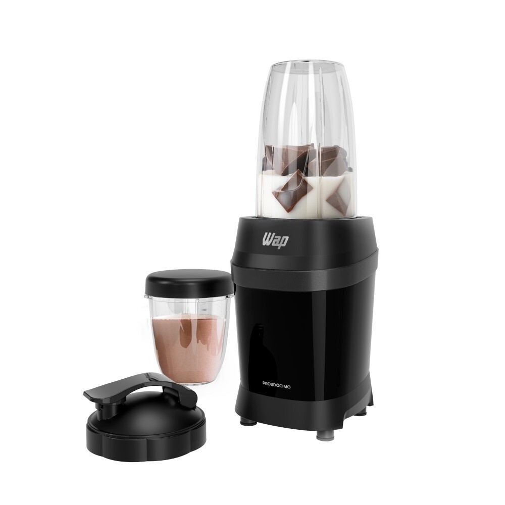 Liquidificador portátil 700 watts com 2 copos inquebráveis - Blender PRO Turbo WAP
