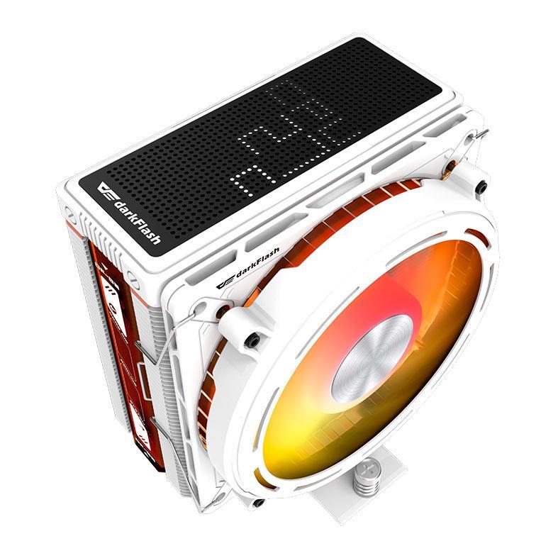 Cooler Para Processador Aigo DarkFlash E400, ARGB, 120mm, Branco, E400-WH · foto 2