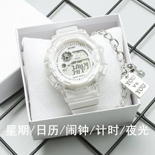 Estilo Preppy relógio feminino estudante do ensino médio ins nicho esportes de alto valor crianças meninos relógio eletr
