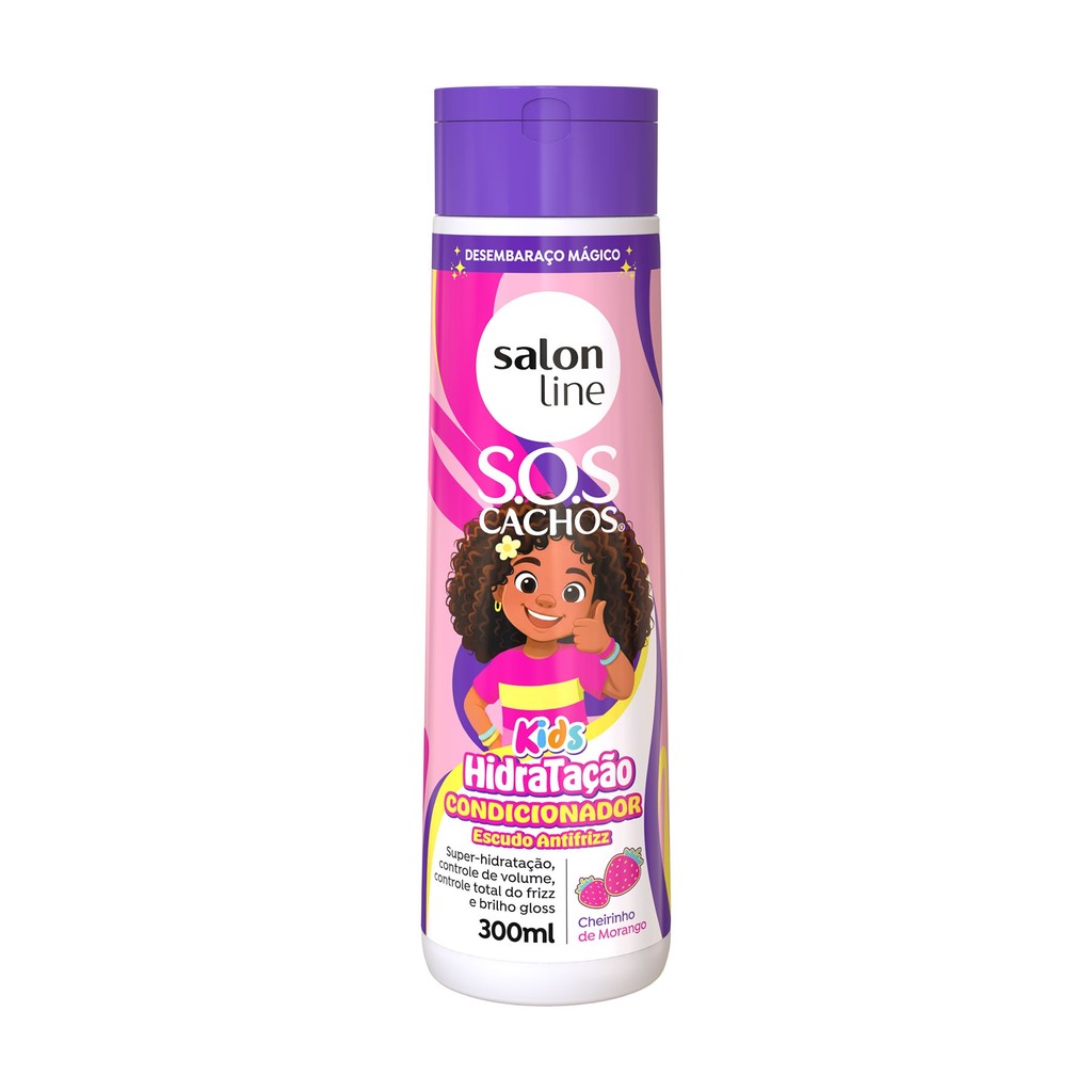Condicionador SOS Cachos Kids Hidratação Salon Line 300ml