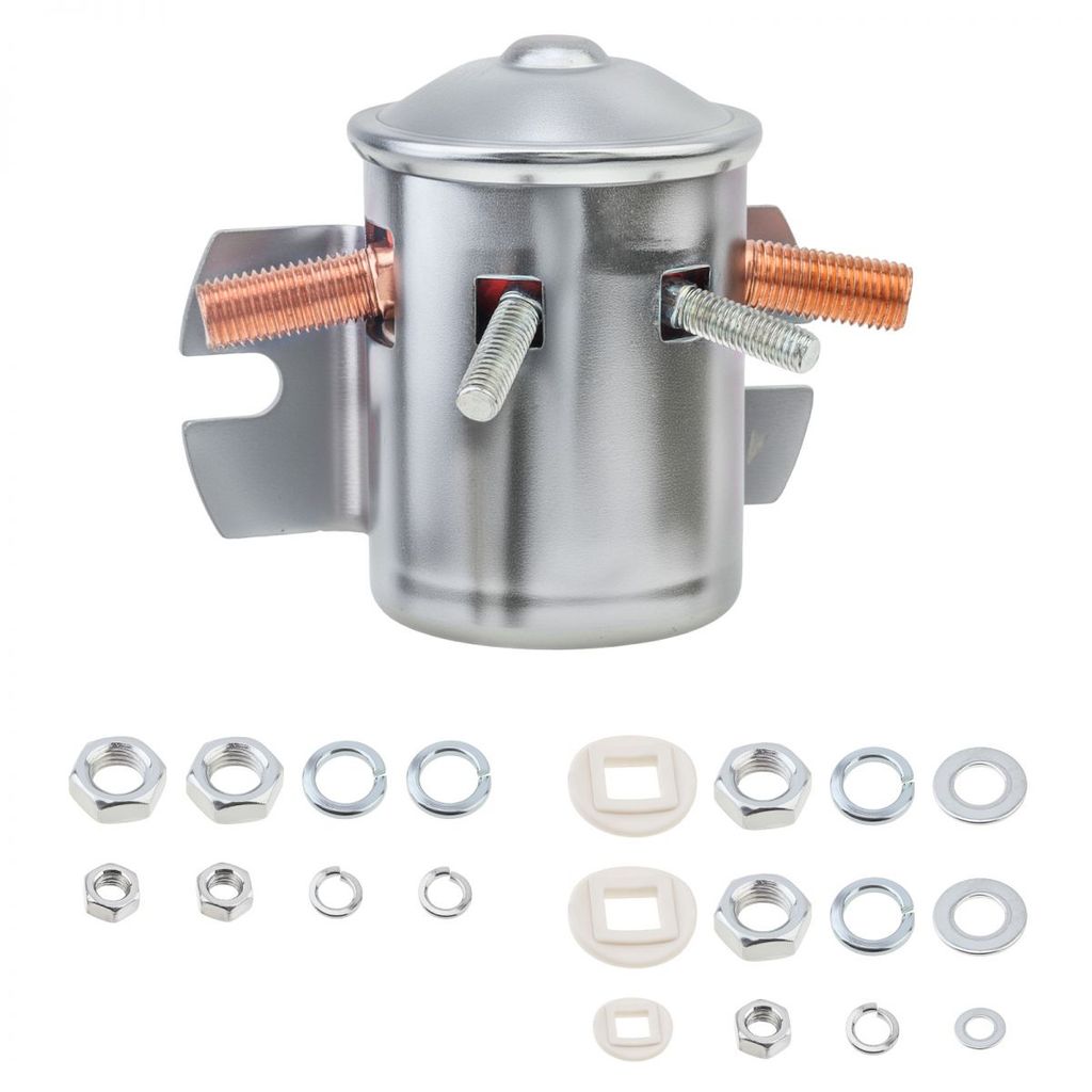 Solenóide De Carrinho De Aço Inoxidável Para Serviço Contínuo 36V 200A , 4 Terminais , Adequado Ez-GO E Outros Carrinhos