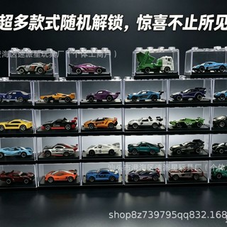Série de Modelos de Carros em Liga Metálica em Escala 1:64 em Caixa Transparente, Brinquedo de Carro para E-commerce, Pr