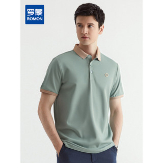 [Inclui seda amoreira] Romon verão camiseta masculina de manga curta camisa polo Casual de negócios camisa polo masculin