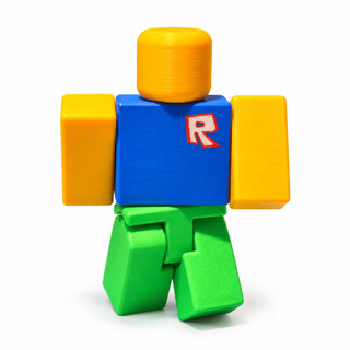 Boneco Roblox Noob Colecionável Decoração Impressão 3D