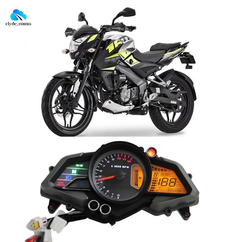 Para 200NS Tacômetro Digital Odômetro Motocicleta Velocímetro Medidor Instrumento LCD