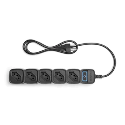 Protetor Eletrônico Inteligente com 5 Tomadas EWS 305 Preto Intelbras