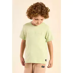 Camiseta Infantil Menino Recortes Colorittá Verde