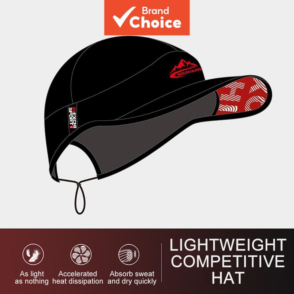 1Piece Chapéu com Protetor Solar UPF50+ Esportivo, Absorção de Suor, Anti-UV, Leve e Respirável, Aba Ampliada