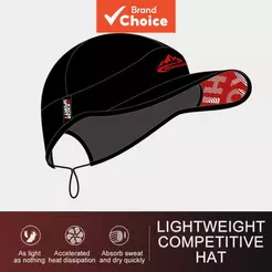 1Piece Chapéu com Protetor Solar UPF50+ Esportivo, Absorção de Suor, Anti-UV, Leve e Respirável, Aba Ampliada