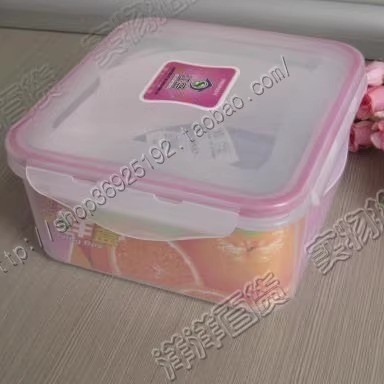 Geladeira Boutique selada caixa de manutenção fresca micro-ondas dedicado No. 1 caixa selada quadrada com fivela de quat