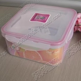 Geladeira Boutique selada caixa de manutenção fresca micro-ondas dedicado No. 1 caixa selada quadrada com fivela de quat