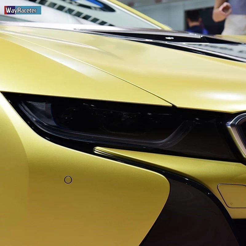 Película Protetora Para Farol De Carro , 2 Peças , Restauração De , Transparente , Preto , TPU , Adesivo BMW i8 2014-202