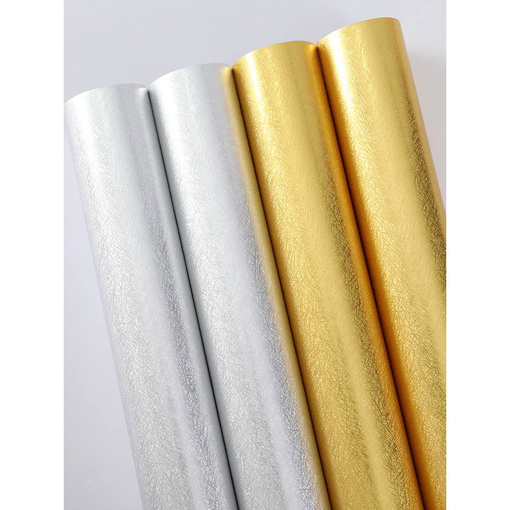 Olys ouro prata papel de embrulho aniversário surpresa caixa de presente decoração papel artesanal presente de natal orn