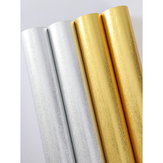 Olys ouro prata papel de embrulho aniversário surpresa caixa de presente decoração papel artesanal presente de natal orn
