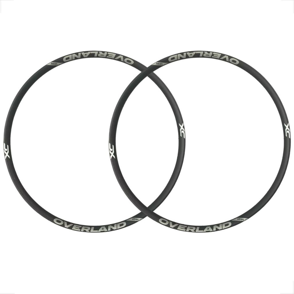Par aro 29 Vzan Mtb Xc Overland 28 Furos Preto Sem Ilhos Bicicleta bike Tubeless Dh Preto Aluminio