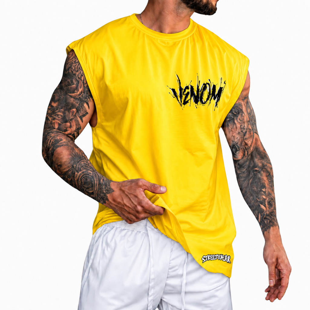 Regata Machão Oversized 100% Algodão Camiseta Cavada Musculação Streetwear Treino Praia Academia
