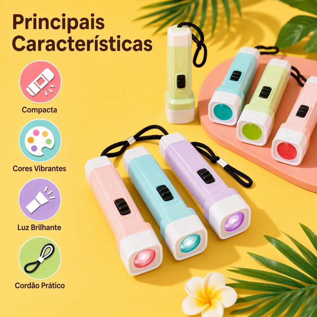 20 Peças Mini Led Lanterna Portátil Para Camping Iluminação Reutilizável
