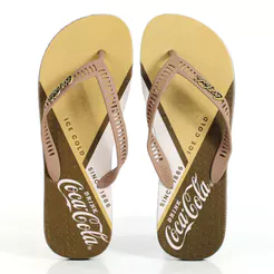 Chinelo Coca Cola Since 1886 Golf Marrom - Masculino