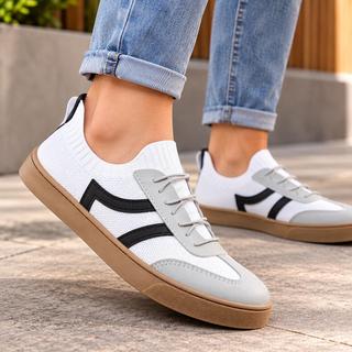 Tênis Meia Feminino Casual Leve Confortável Flexível para Dia a Dia Passeio
