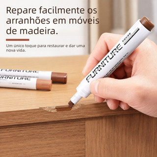 Caneta para reparo de cores de móveis, caneta para reparo de textura de madeira, caneta para reparo de riscos, caneta pa