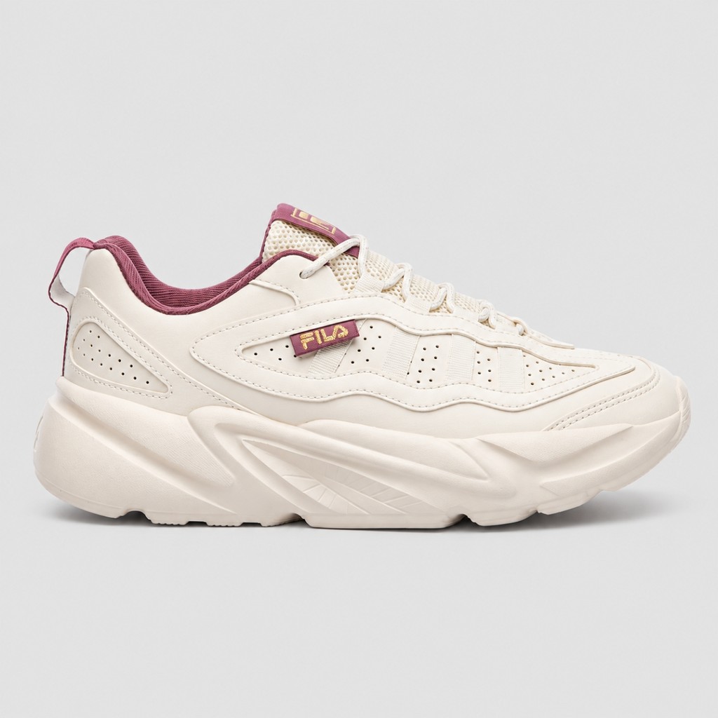 Tênis Academia Fila Street Fit 3 Caminhada Feminino Bege