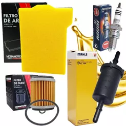 Kit de Filtros + Vela Iridium Fazer 250 2005-2015 / Teneré 250 2011-2015 / Lander 250 2007-2015