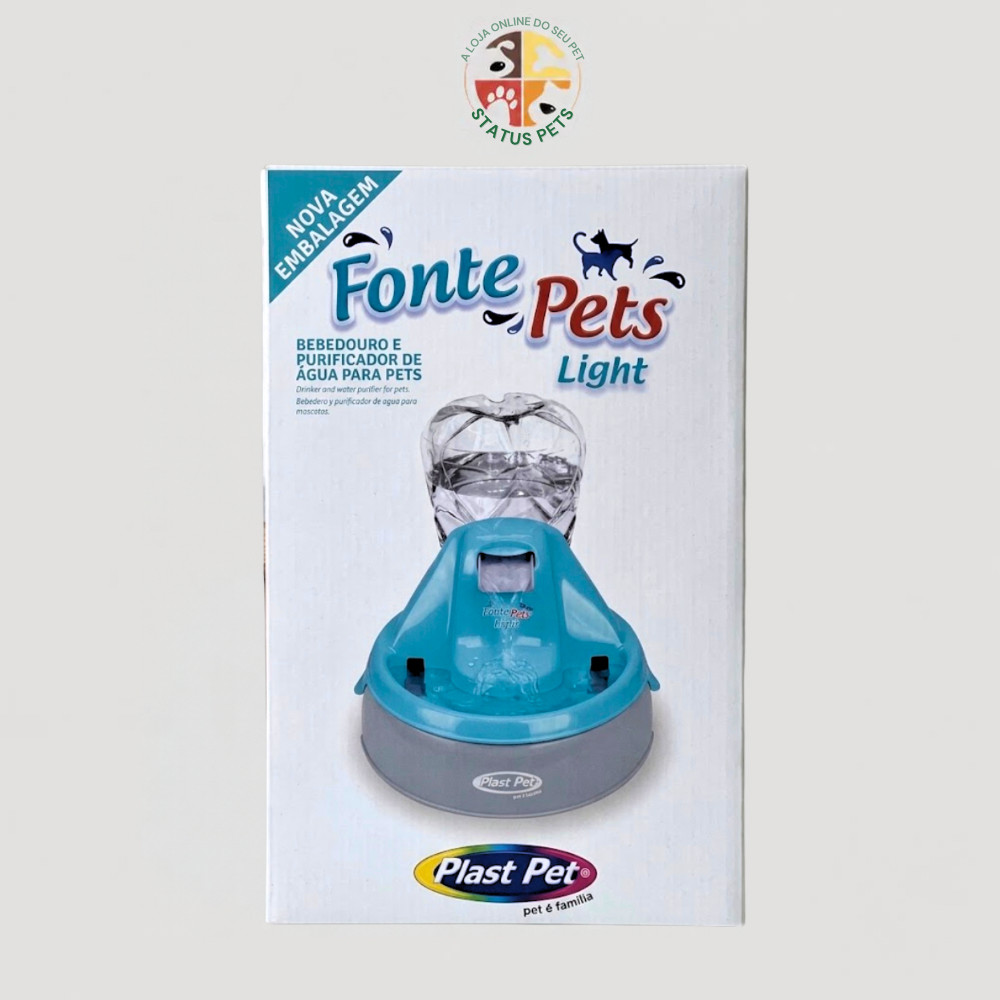 Bebedouro e Purificador de Água 3L 110V para Pets Cães e Gatos