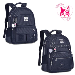 Mochila de Costas Rebecca Bonbon Jeans - Clio Style