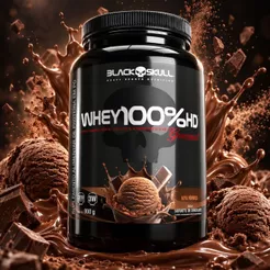 Whey 100% HD Gourmet Black Skull Pote 900g