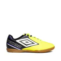 Chuteira Infantil Umbro Futsal Techno II Jr Verde Neon/Preto