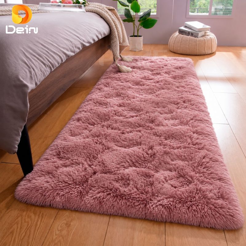 Tapete Felpudo Passadeira Peludo Antiderrapante Decorativo Quarto Sala 1,20m 1,80m Macio