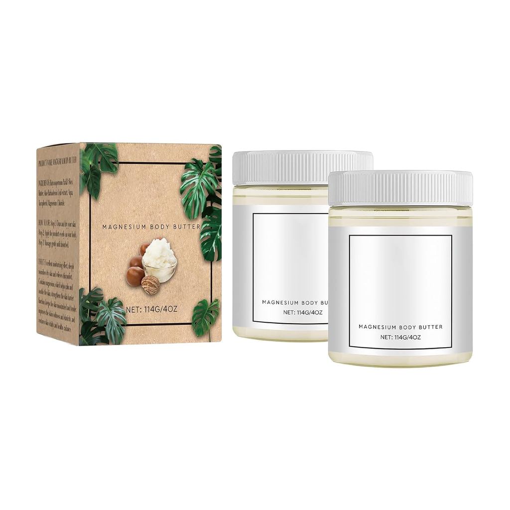 Creme para Neuropatia UTXP THUIOP Mama-bear, Manteiga Corporal de Magnésio, Creme de Magnésio Hidrata a Pele Profundamen