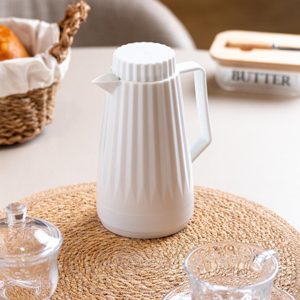 Garrafa Térmica Savoy 400ml Branco Fosco Plástico — imagem 2 de 2