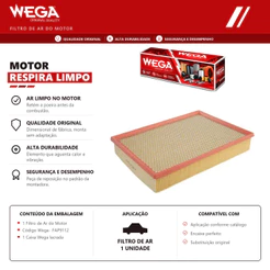 Filtro De Ar Do Motor Mercedes Sprinter 516cdi 416cdi 314cdi 411cdi 415cdi 515cdi 311 – Wega Fap9112