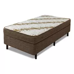 Cama Box Conjugada Solteiro Ortopédica Sleep Prime 88x188x49cm