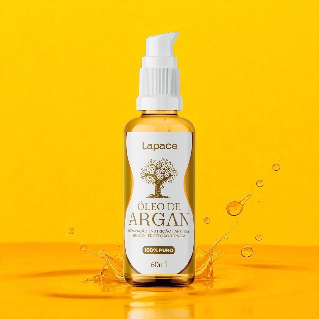 Óleo Capilar Argan Reparador de Pontas Lapace 60mL Vegetal Hidratante e Brilho em Oferta na Shopee