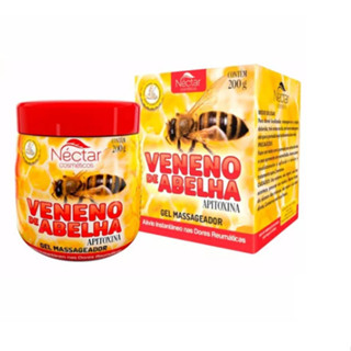 Kit 06 Gel Massageador Abelha Néctar Pote 200ml em Oferta na Shopee