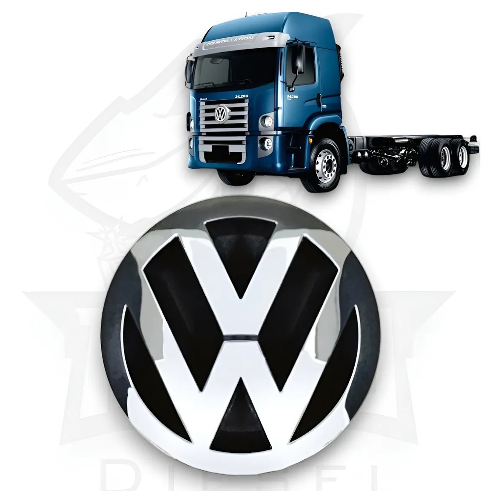 Emblema Grade Frontal Vw Constellation 15180 17210 24250