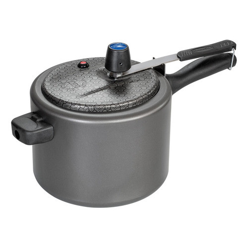 Panela De Pressão Leve Antiaderente Ramos 4,5l Selo Cor Grafite