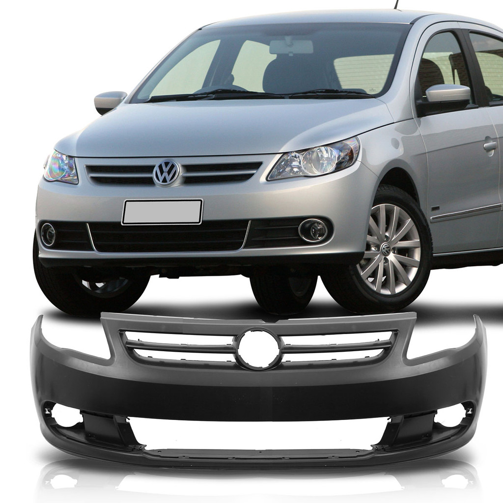 Parachoque Dianteiro Gol Saveiro Voyage G5 2009 2010 2011 2012 Preto em Oferta na Shopee