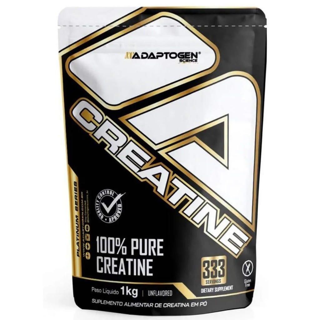 Creatine 100% Pure - 1kg Refil - Adaptogen