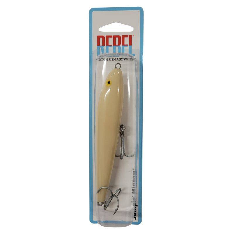 Isca REBEL Jumpin Minnow T20 11,4cm 20,4g cor 00sbn bone